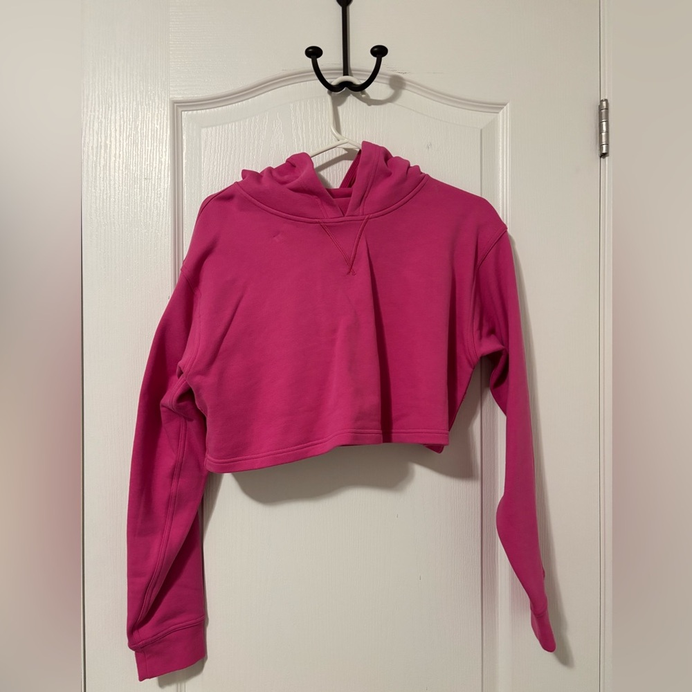 NWOT Lululemon All Yours Cropped Hoodie - Sonic Pink 6 or Ink Blue 8